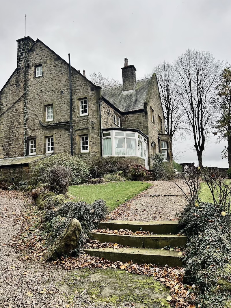 A large home built by industrialists in the 1890s in Bamford, England.