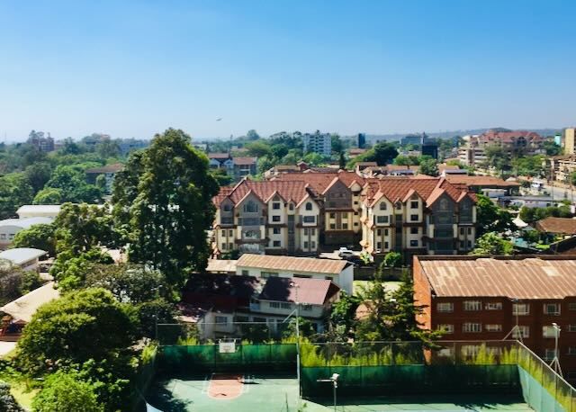 Picture of the Nairobi, Kenya, taken from the YaYa Towers. 2017.