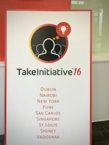 Poster from Take Initiative 2016. © Amha Mogus