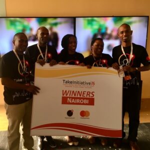 The winning team of Take Initiative 2016. © Amha Mogus