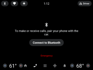 2023 screenshot of android auto emulator